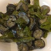 ナスとピーマンのみそマヨ炒め