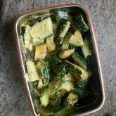 キュウリのゴマ酢和え