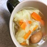 シンプル野菜のトロミスープ