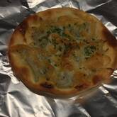 シラスとネギのピザ