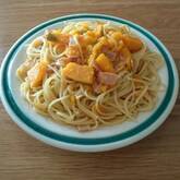 カボチャのクリームスパゲティー