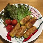 豚肉のズッキーニ巻き