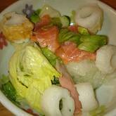 サーモンと玉ネギのサッパリサラダ