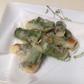 長芋の大葉梅揚げ
