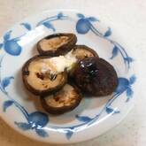 焼きシイタケのバターじょうゆ