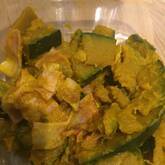 カボチャのカレーバター炒め