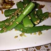 サヤインゲンのゴマ和え