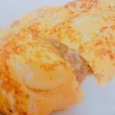 ニンニクがアクセント！納豆チーズオムレツ