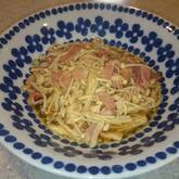 ベーコンとエノキのポン酢蒸し