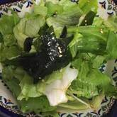 10分以内で作れる！簡単サラダ レタスとワカメのゴマ風味