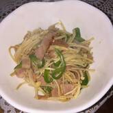 ベーコンとエノキのポン酢蒸し