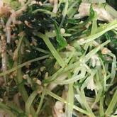 水菜のナムル