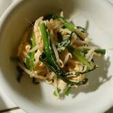 ニラとモヤシの卵炒め