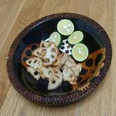 レンコン素揚げスパイス塩添え