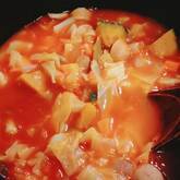 簡単！トマトスープ 野菜たっぷり