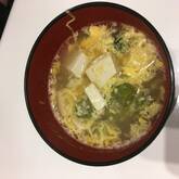 オクラ入りかきたま汁