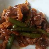 ご飯がすすむ！牛肉とニンニクの芽のオイスター炒め