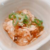 鶏ささ身のみぞれがけ