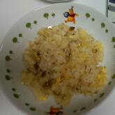 卵のシンプルチャーハン