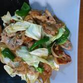 豚肉と野菜のピリ辛みそ炒め