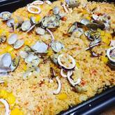 お家で簡単パエリア ホットプレートで作る