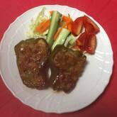 初心者も簡単！ピーマンの肉詰め照り焼きに