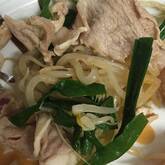 モヤシと豚しゃぶの中華和え