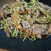 牛肉と春雨のピリ辛炒め