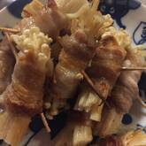 お弁当のおかずに！エノキのベーコン巻き