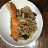 キノコのバルサミコソテー