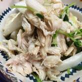 長芋と鶏ささ身の和え物