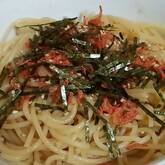 桜エビとのりのパスタ