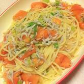 しらすとトマトのパスタ
