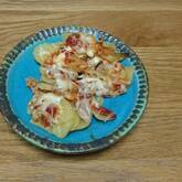 フライパンでジャガイモのピザ