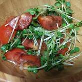 トマトのおかかじょうゆ和え