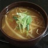 モヤシの田舎みそ汁