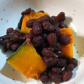 カボチャと小豆の甘煮