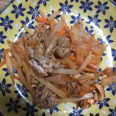 豚とジャガイモのソテーケチャップ和え