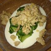 豆腐の肉みそがけ