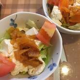 くずし豆腐の黒酢和え