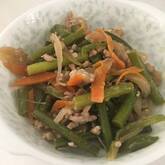 ご飯がすすむ！牛肉とニンニクの芽のオイスター炒め