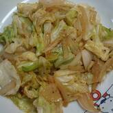 春キャベツの炒め焼き