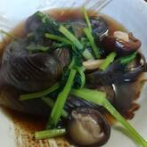 ナスとシイタケの煮物