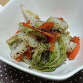 ゆで白菜のゴマ和え