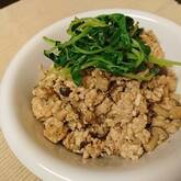 15分で今日の晩御飯 鶏豆腐そぼろ丼