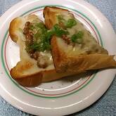 マヨ納豆トースト