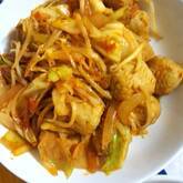 豚とキャベツのピリ辛煮