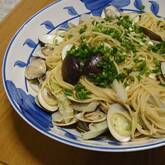 アサリとキャベツのワンポットパスタ