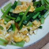 小松菜の塩炒め