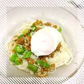 ネバネバ！さっぱりオクラ納豆のぶっかけ素麺